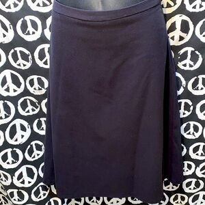 PANIZ BLACK SKATER SKIRT SZ 6 LINED